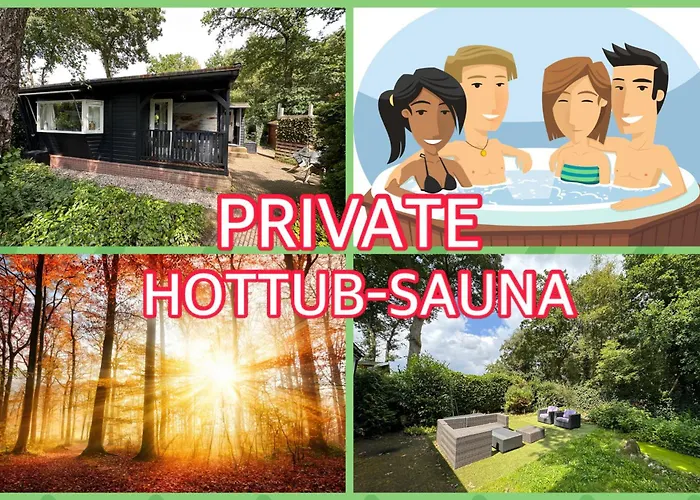 Lägenhet Boshuis Bubbels Wellness With Private Hottub And Sauna - Super House With Huge Garden And Private Parking Space - Veluwe Voorthuizen