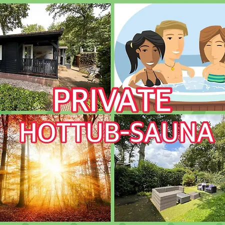 公寓 Boshuis Bubbels Wellness With Private Hottub And Sauna - Super House With Huge Garden And Private Parking Space - Veluwe 福尔特赫伊曾