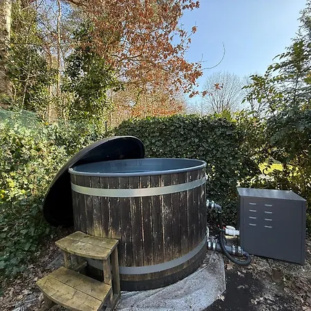 Boshuis Bubbels Wellness With Private Hottub And Sauna - Super House With Huge Garden And Private Parking Space - Veluwe * 福尔特赫伊曾
