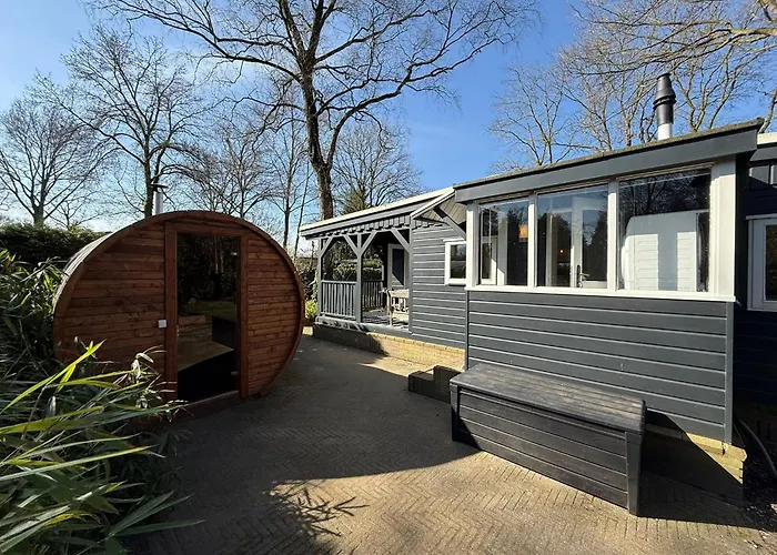 Boshuis Bubbels Wellness With Private Hottub And Sauna - Super House With Huge Garden And Private Parking Space - Veluwe Appartement Voorthuizen