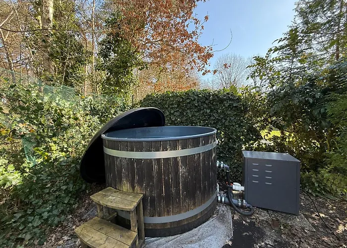 Boshuis Bubbels Wellness With Private Hottub And Sauna - Super House With Huge Garden And Private Parking Space - Veluwe * Voorthuizen